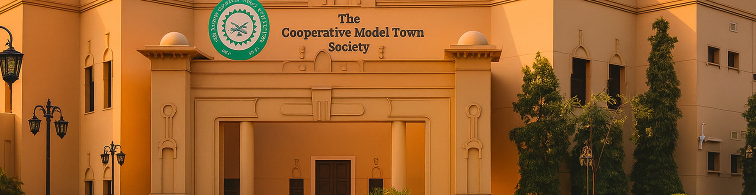 Cooperative Model Town Society building in Lahore.