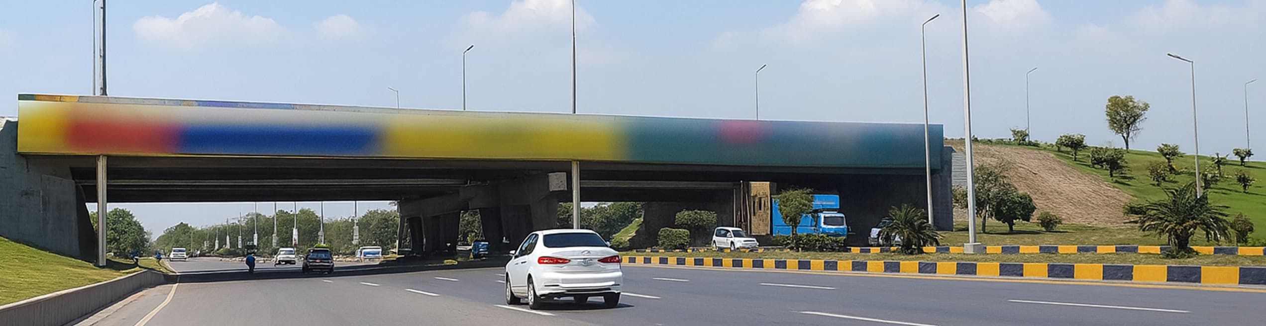 Aerial view of Faizabad Interchange.