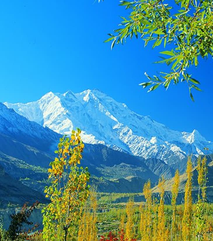  Scenic view of Rakaposhi from Aliabad Hunza, Rakaposhi mountain view in Aliabad Hunza valley
