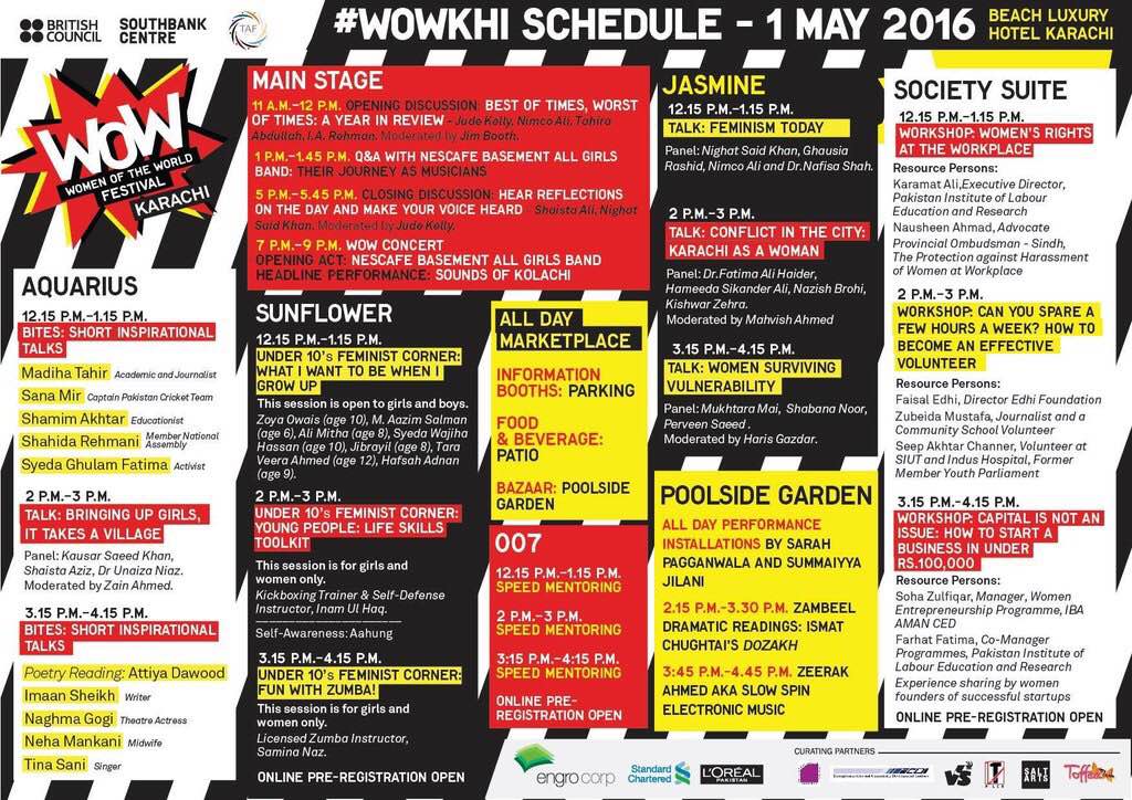 Karachi Becomes the First South Asian City to Host Women of the World (WOW) Festival!