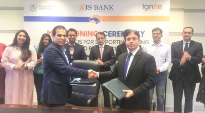 Ignite and JS Bank Collaborate to Support the Young Entrepreneurs of Pakistan